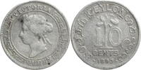 Ceylon 10 Cents Victoria (1837-1901) - Kursmünze (1892-1900) -