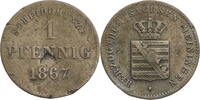 Sachsen-Meiningen 1 Pfennig Georg II. (1866-1914) - Kursmünze (1867-1868) -