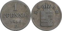Sachsen, Albertinische Linie 1 Pfennig 1856 F Johann I. (1854-1873) - Ku... 5,00 EUR prix TTC + 10,00 EUR frais d'envoi