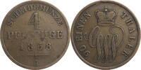Schaumburg-Lippe 4 Pfennige Georg Wilhelm (1807-1860) - Kursmünze (1858) -