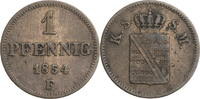 Sachsen, Albertinische Linie 1 Pfennig Friedrich August II. (1836-1854) -