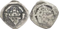Regensburg, bischöfliche Münzstätte Pfennig Heinrich II. v. Roteneck gemeinschaftlich mit Herzog Otto III. v. Niederbayern -