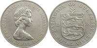 Guernsey 25 New Pence Elizabeth II. - Royal Visit -