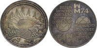 Bundesrepublik Deutschland Medaille Fußballweltmeisterschaft 1974 in Deutschland -
