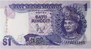 Malaysia 1 Dollar o.J. Banknote kassenfrisch 6,00 EUR prix TTC + 10,00 EUR frais d'envoi