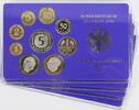 Bundesrepublik Deutschland 4 x 10,68 DM Kursmünzensatz (KMS) -
