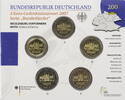 Bundesrepublik Deutschland 5 x 2 Euro 2 Euro Länderserie - Mecklenburg-Vorpommern -