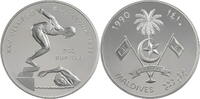 Malediven 250 Rufiyaa Olympische Spiele 1992 in Barcelona - Schwimmen -