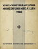 Frankfurt Literatur Sally Rosenberg - Verzeichnis verkäuflicher Münzen und Medaillen 1930 XXVI -