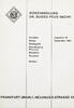 Frankfurt Literatur Dr. Busso Peus Nachfolger - Lagerliste 10 -