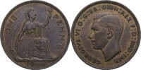 Großbritannien Penny Georg VI. (1936-1952) - Kursmünze (1937-1948) -