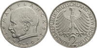Bundesrepublik Deutschland 2 DM Max Planck - Kursmünze (1957-1971) -