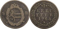 Salzburg, Bistum 1 Kreutzer Hieronymus von Colloredo - Kursmünze (1782-1784) -