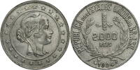 Brasilien 2000 Reis Kursmünze (1924-1934) -