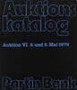 Bad Mergentheim Literatur Partin Bank - Auktion 6 vom 3. und 5. Mai 1978 -
