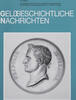 Literatur GN Geldgeschichtliche Nachrichten Nr. 205 (November 2001, 36. Jahrgang) -