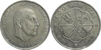 Spanien 100 Pesetas Francisco Franco - Kursmünze (1966-1970) -