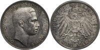 Kaiserreich, Sachsen-Coburg und Gotha 2 Mark 1905 A Karl Eduard (1900-1918) - Kursmünze (1905-1911) SPL, Kratzer