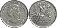 Kanada 25 Cents Elisabeth II. (1952-2022) - Olympische Spiele 2010 in Vancouver - Eishockey -