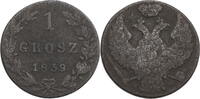 Polen, unter russischer Besatzung 1 Grosz Zar Nikolaus I. (1825-1855) - Kursmünze (1835-1841) -