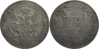 Polen, unter russischer Besatzung 10 Zlotych / 1½ Rubel Anderthalb 1½ -