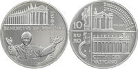 Vatikan 10 Euro Benedikt XVI. - 350th Anniversary of St. Peter's Collonade -