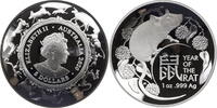 Australien 5 Dollars Lunar Year Series II - Jahr der Ratte -