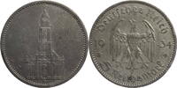 Drittes Reich 5 Reichsmark Zum Jahrestag der Eröffnung des Reichstages - Garnisonskirche ohne Datum -