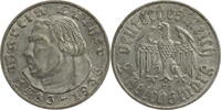 Drittes Reich 2 Reichsmark Zum 450. Geburtstag von Martin Luther -
