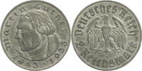 Drittes Reich 2 Reichsmark 450th Anniversary of Martin Luther -