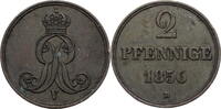 Hannover, Königreich 2 Pfennige Georg V. (1851-1866) - Kursmünze (1851-1856) -