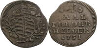 Sachsen-Coburg-Saalfeld 1 Heller Franz Josias (1745-1764) -