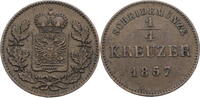 Schwarzburg-Rudolstadt ¼ Kreuzer Friedrich Günther (1807-1867) - Kursmünze (1857-1866) -