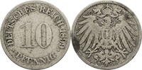 Kaiserreich 10 Pfennig Kursmünze (1890-1916) -