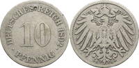 Kaiserreich 10 Pfennig Kursmünze (1890-1916) -