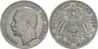 Kaiserreich, Baden 3 Mark Friedrich II. (1907-1918) - Kursmünze (1908-1915) -