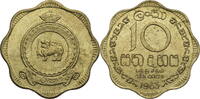 Ceylon 10 Cents Elisabeth II. (1952-2022) - Kursmünze (1963-1971) -