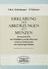 F.W.A. Schlickeysen/ R. Pallmann - Erklärung der Abkürzungen auf Münzen -