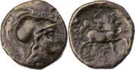 Thessalien AE-Dichalkon Thessalische Liga, Magistrat Hippaitas, Kopf der Athena / Pferd -