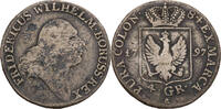 Preussen, Königreich 4 Groschen (1/6 Taler) Friedrich Wilhelm II. (1786-1797) -