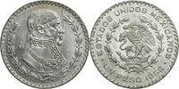 Mexiko 1 Peso 1966 Jose Morelos - Kursmünze (1957-1967) vz, Kratzer! 6,00 EUR prix TTC + 10,00 EUR frais d'envoi