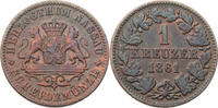 Nassau, Herzogtum 1 Kreuzer Adolph I. (1839-1866) - Kursmünze (1859-1863) -