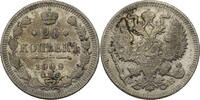 Russland, Zarenreich 20 Kopeken Nikolaus (1894-1917) - Kursmünze (1867-1914) -