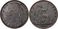 Großbritannien 1 Penny Victoria (1837-1901) - Kursmünze (1874-1894) -