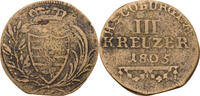 Sachsen-Coburg-Saalfeld 3 Kreuzer Franz Friedrich Anton (1800-1806) -