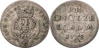 Brandenburg-Ansbach 2½ Kreuzer Christian Friedrich Karl Alexander (1757-1791) -