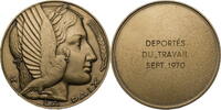 Frankreich Medaille Medaille auf den Frieden in Gedenken an deportierte Arbeiter -