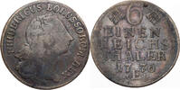 Preussen 1/6 Taler Friedrich II. (1740-1786) Königsberg -