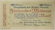 Neuwied 5000000 Mark Notgeldschein der Stadt Neuwied -
