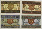 Bad Soden an der Werra 10 Pfennig, 25 Pfennig, 2x50 Pfennig Lot von 4 verschiedenen Scheinen -